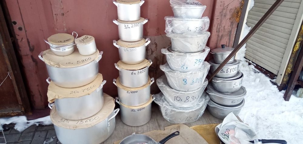 Кастрюля алюминевая