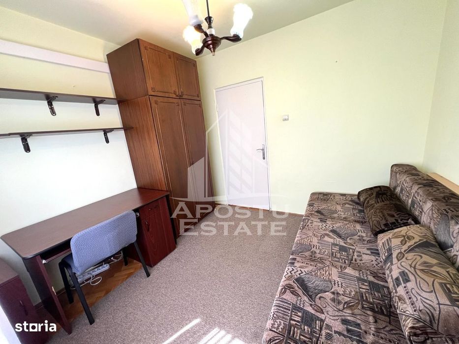 Apartament cu 3 camere de inchiriat, centrala proprie, Girocului