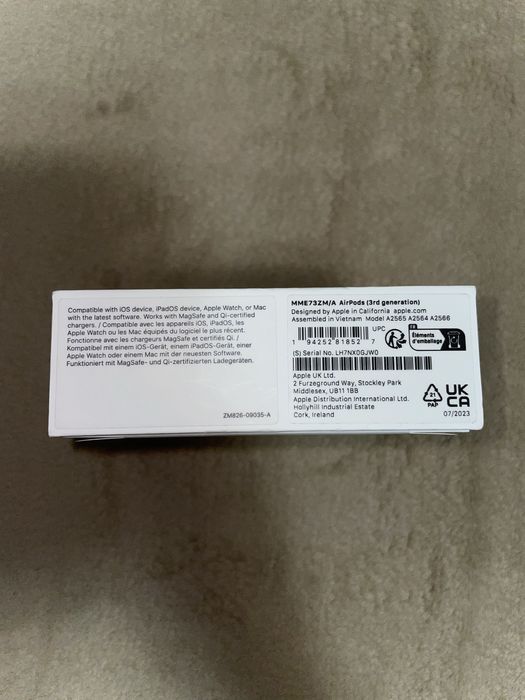 Apple Airpods (3rd generation) (2021) с Magsafe Charging Case