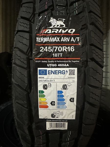 Нови джипови гуми ARIVO TERRAMAX ARV A/T 245/70R16 107T НОВ DOT