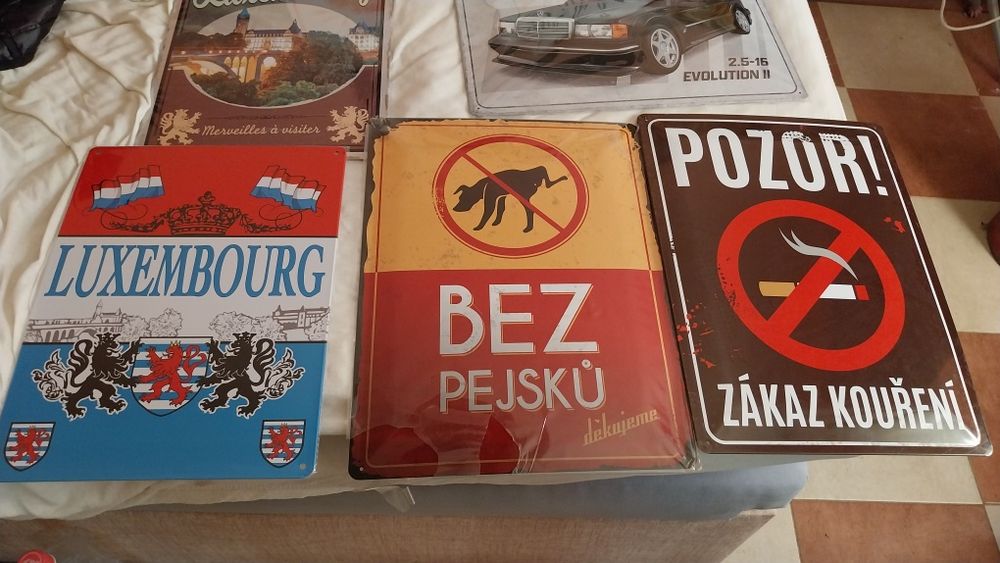 Метални табел 30×20 и 11×70 и други