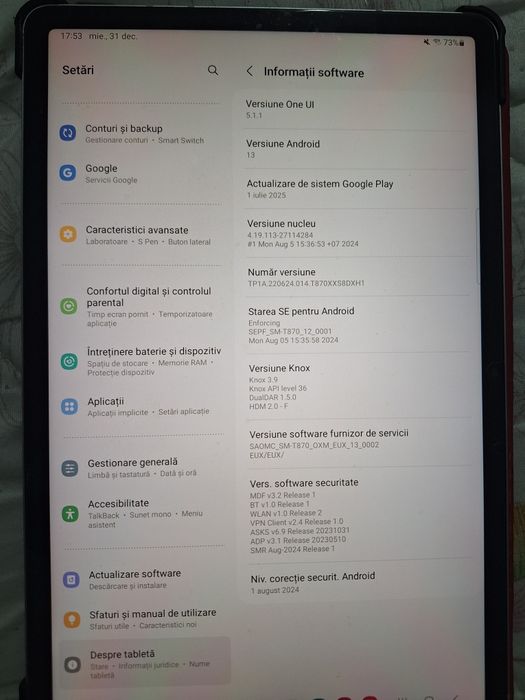 Tableta Samsung S7 cu sim