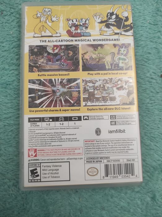 Игра на Нинтендо свич  cuphead