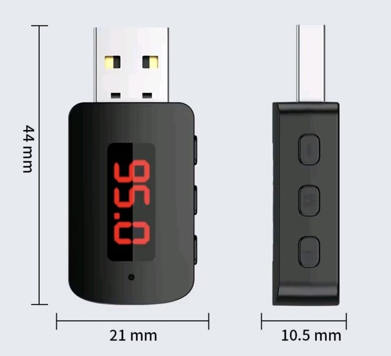 USB FM Transmitter Bluetooth