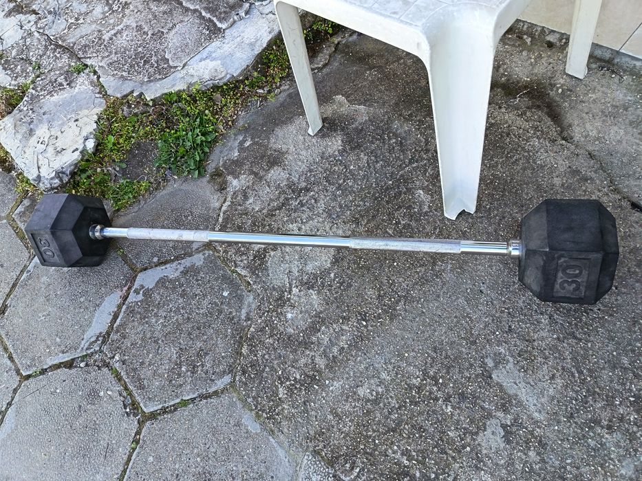 Права щанга фиксирана 60 кг.