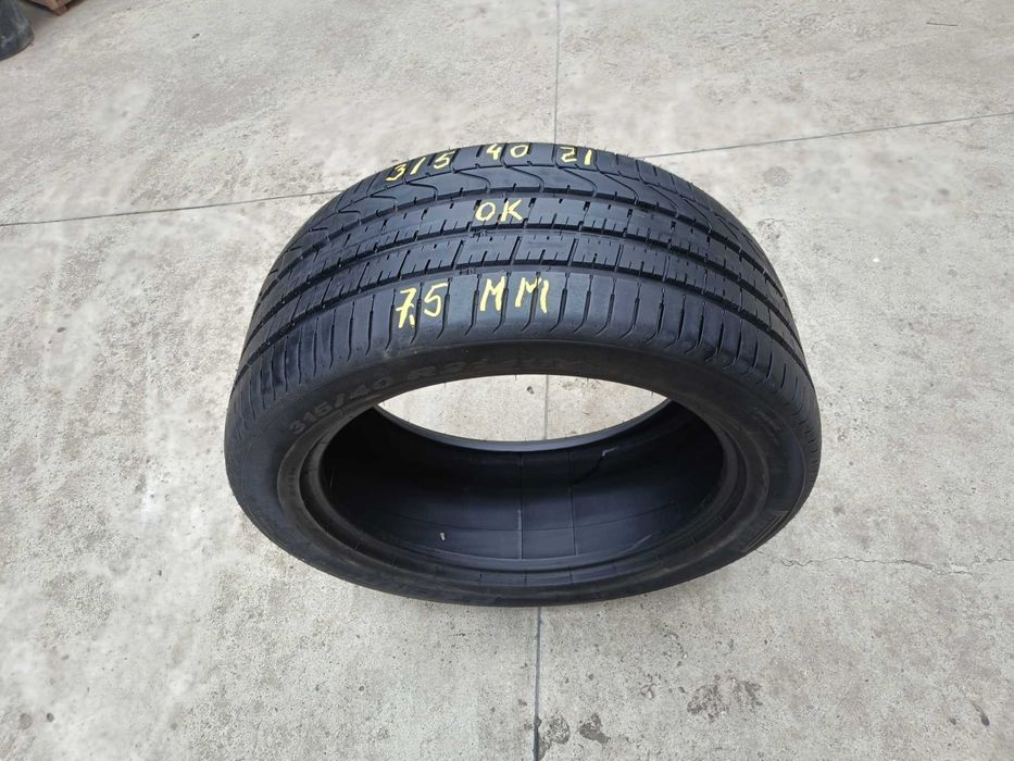 O anvelopa de vara 315 40 21 pirelli p zero MO profil 7,5 mm
