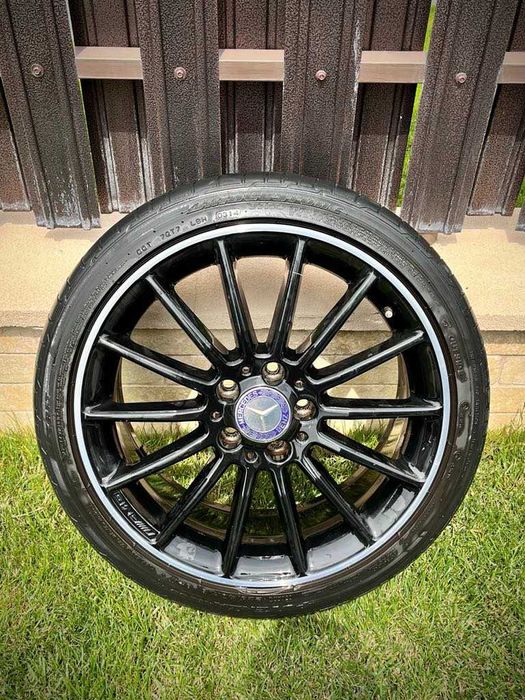 Roti: jante + anvelope + senzori originale Mercedes AMG 18" 7.5Jx18H2