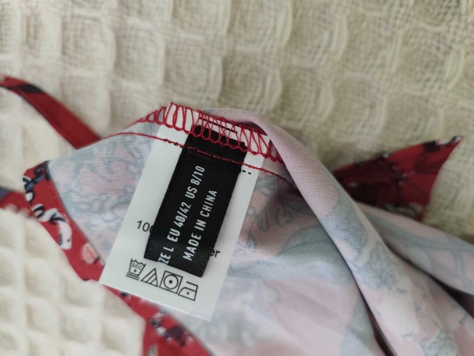 Червен летен комплект SHEIN