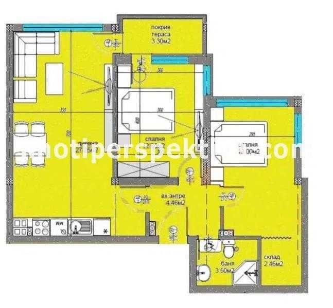 Продава се Тристаен апартамент в Пловдив, Кючук Париж - 90 кв.м за 1312 €/кв.м - Снимка #8