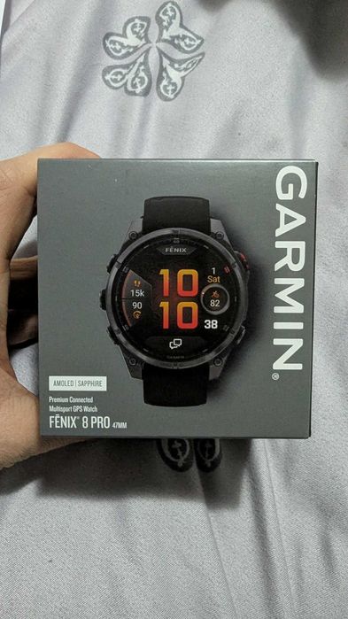 Garmin Fenix 8 Pro, AMOLED, LTE, 47mm, Sapphire, Carbon Gray