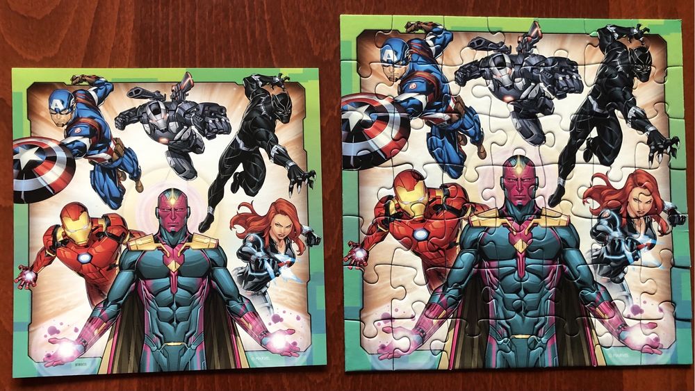 4 пъзела Ravensburger и Trefl 3+, 4+, 5+, наредени, много запазени