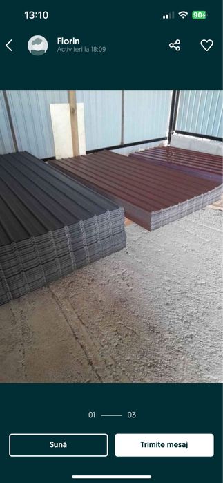 Tabla cutata colorata