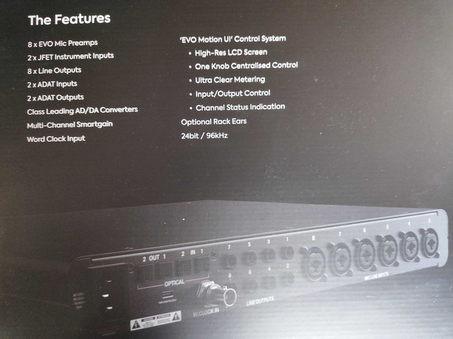 Продам Audient EVO SP8