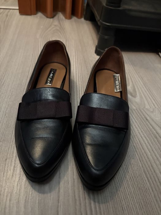 Pantofi loafers piele