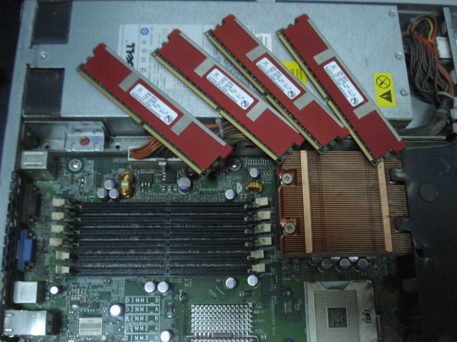 kit server dell poweredge sc1425 placa de baza carcas Procesor Ram 8gb