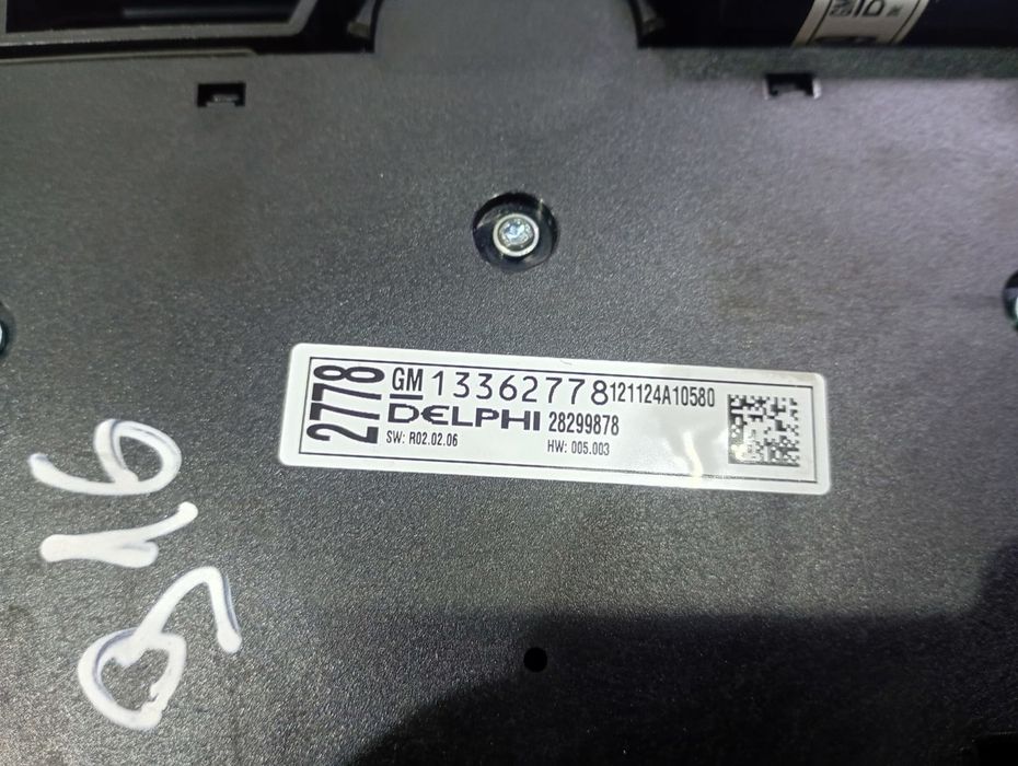 Panou clima ac 13362778 Opel Meriva 2 (2010 - 2014) 1.4 benzina A14NEL 1.4 benzina A14NEL A14NEL