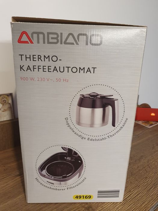 Filru de cafea–nou, 900W termos cadou