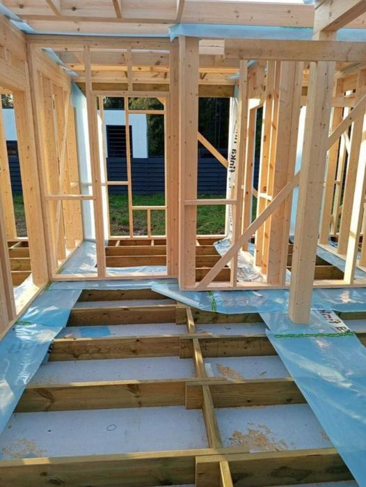 Сглобяема къща „СЪБЪРБЪН“ | 30–60 м² | Wood Frame | 499€/м²|975лв./м²