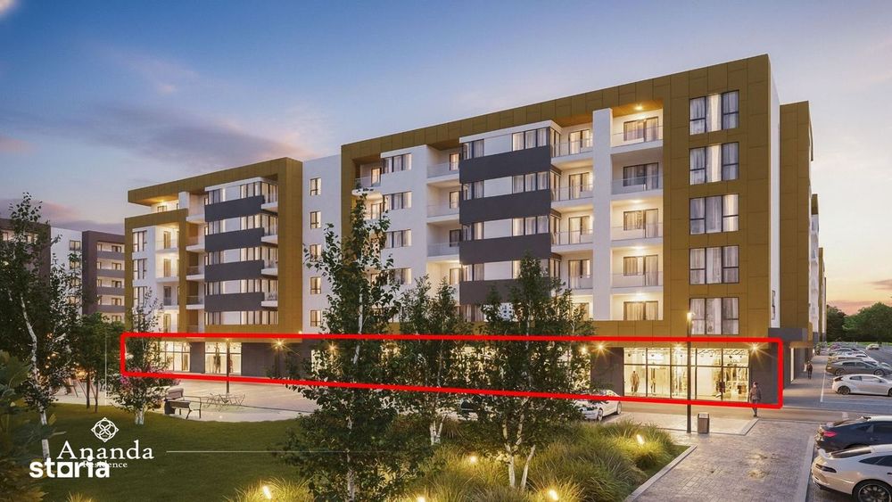Spațiu comercial de vânzare cu randament de peste 5,7% anual
