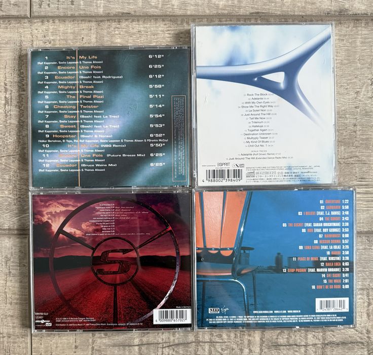 Lot 7 cd-uri originale - Sash! (muzica techno-house)