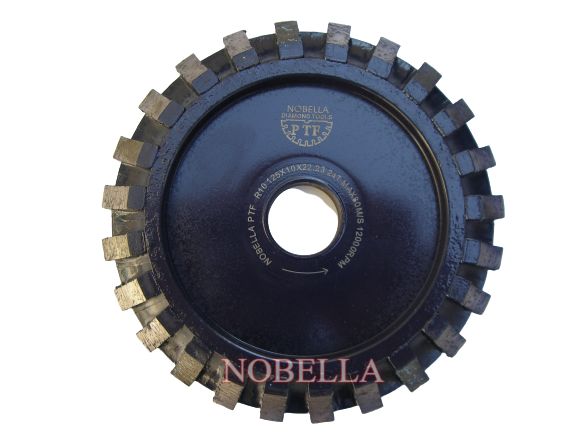 Диамантена фреза за R-профил Ø125 - R10 за ъглошлайф