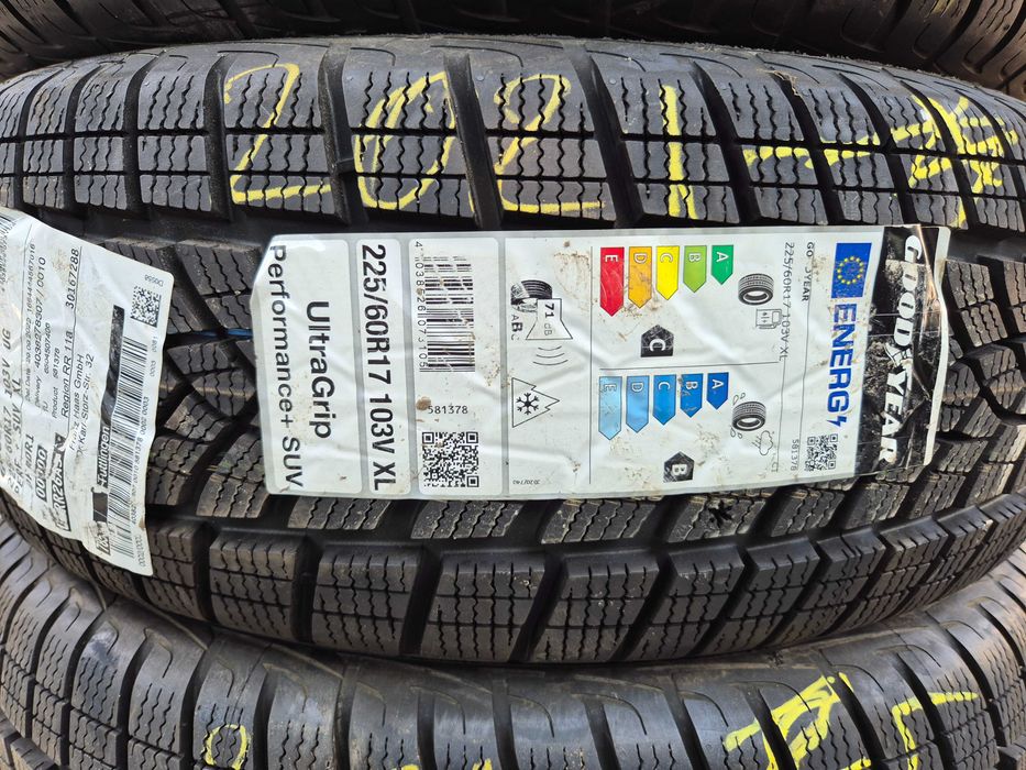 4 Anvelope M+S IARNA - 225/60/17 103V XL - GoodYear Performance + SUV - NOU - DOT 2021 !