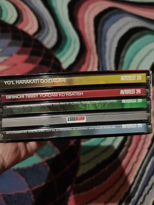 Продам автотест. На узбекском и русском языках.