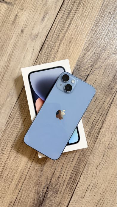 iPhone 14 Blue, 128гБ в отличном состояние