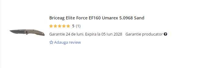 Briceag de buzunar Umarex Elite Force EF160 , garantie 2 ani