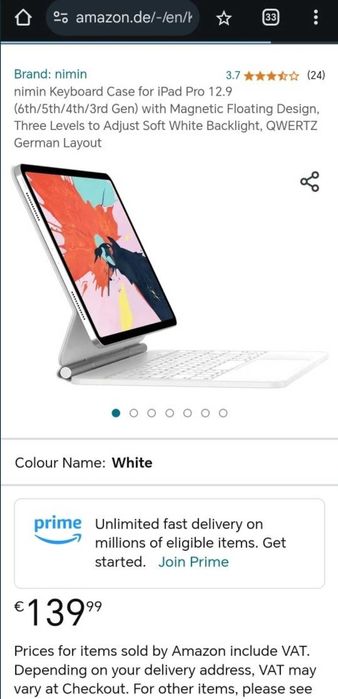 Tastatura Apple Magic Keyboard for iPad Pro 12.9