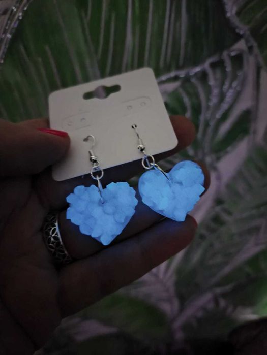 Серьги "Голубое Сердце