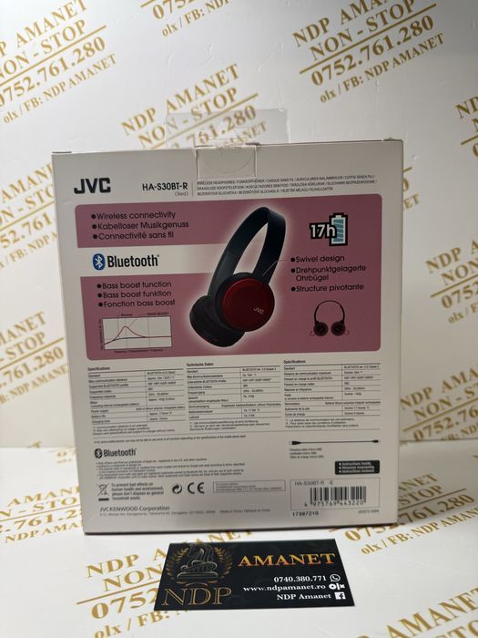 NDP Amanet Braila Căsti JVC DEEP BASS( 48484)