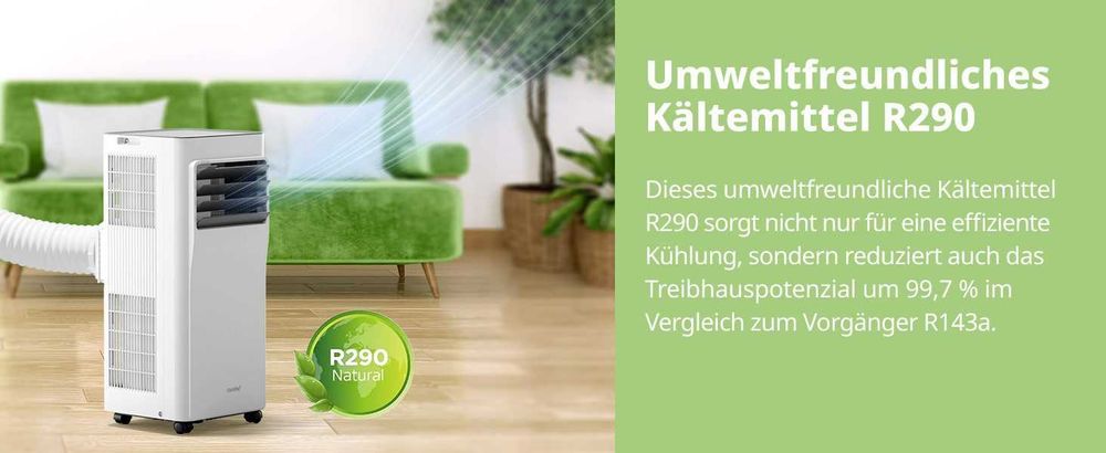 Климатик 3 в 1 Comfee "Easy Cool 9000" със силен въздушен поток, за помещения до 33 м²