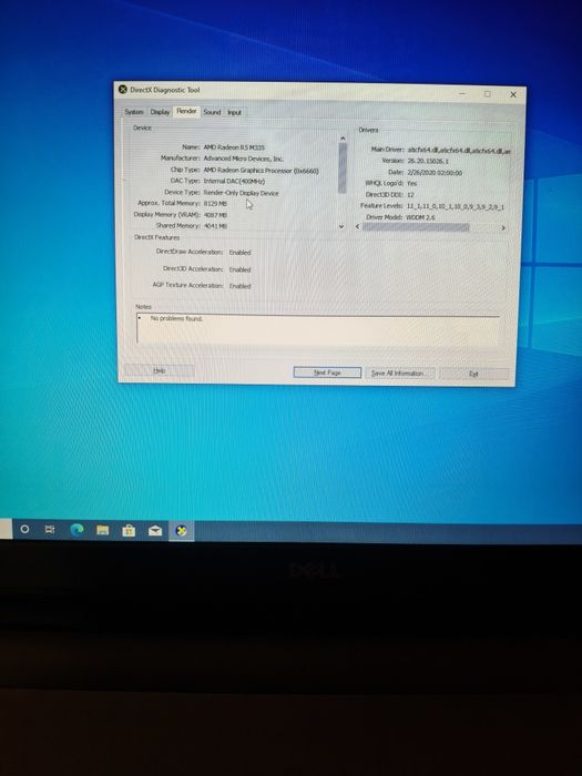 Dell Inspiron 17"  Proc i5 gen 6th RAM 8gb SSD 240gb bateria tine