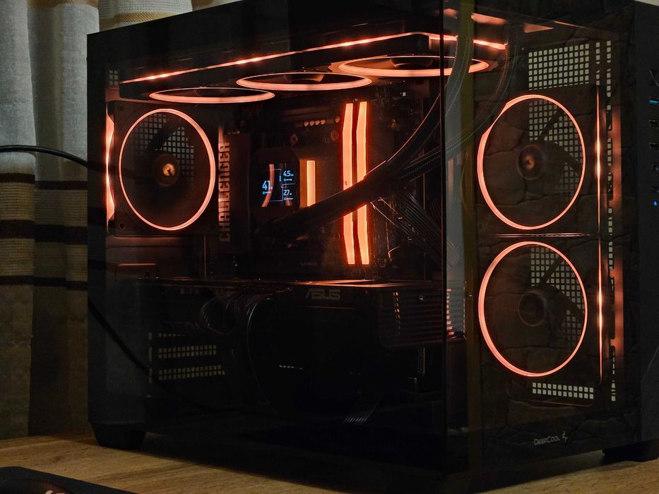 Нов Геймърски Компютър Ryzen 5 7500X3D / RX 9070 XT 16GB / 16GB DDR5 / 2TB NVMe SSD / 1440p 4K Gaming PC / Гаранция