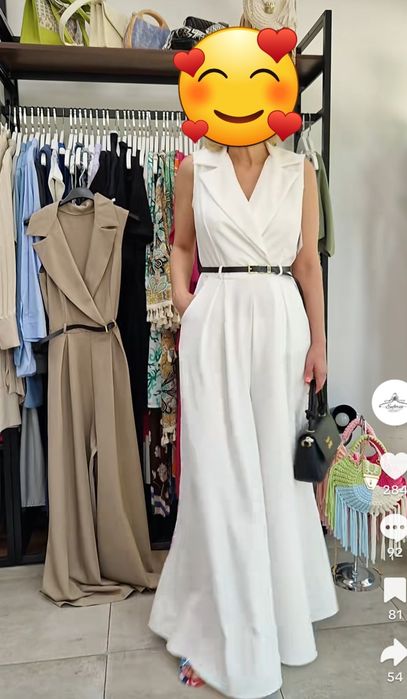 Черен гащеризон елегантен