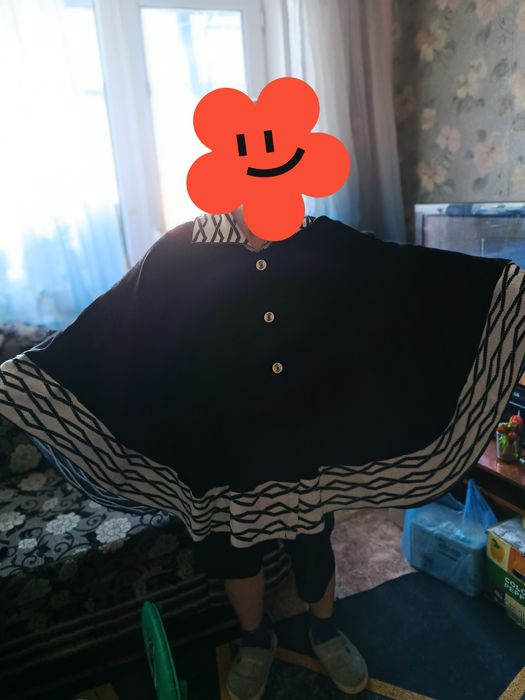 Продам пончо, платок пуховый