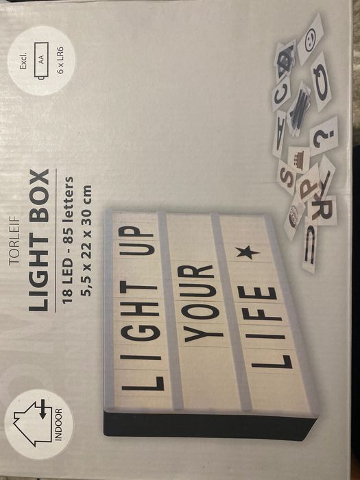 LED светещо табло с букви