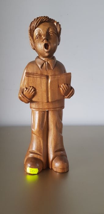 Statuete vechi din lemn masiv