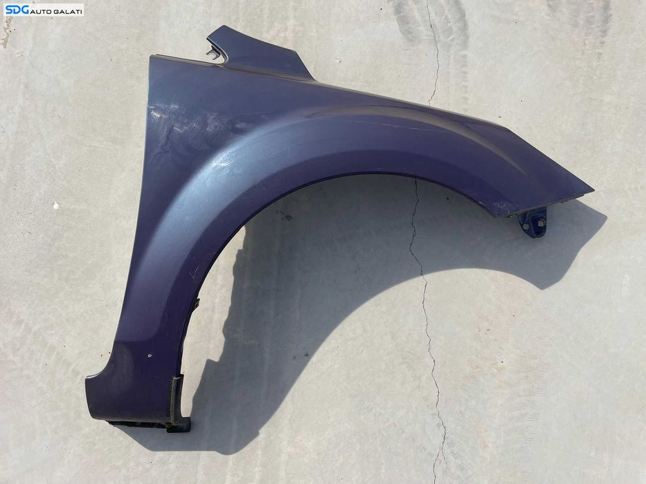 Aripa Dreapta Fata Ford Focus 2 Facelift 2007 - 2010 Culoare Albastru Inchis Metalizat [Z0140]