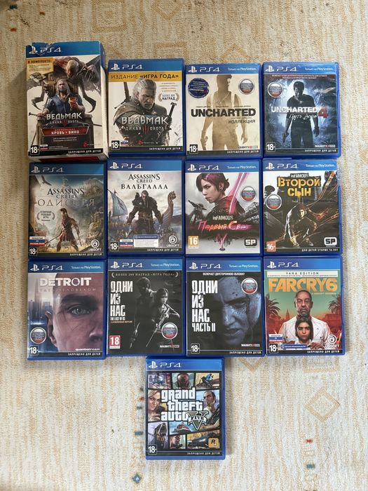 Игры на PS 4 в отличном состоянии