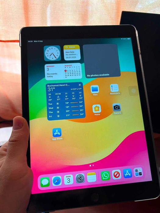 iPad gen 7a (2019),10.2 inch,32 GB, gri, wi-fi, stare perfecta, A2197