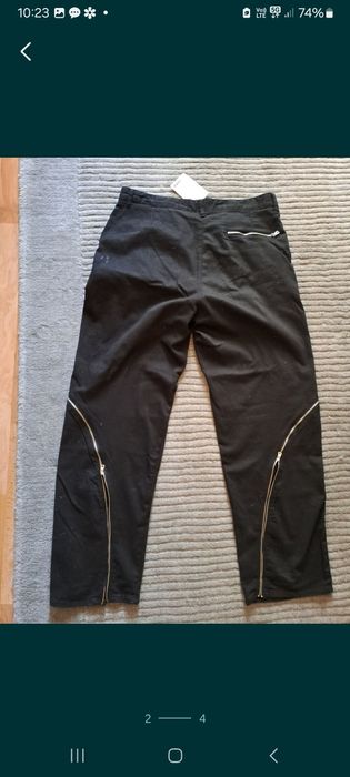 Pantaloni Bershka cu fermoare model Rick  Owens