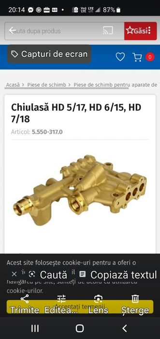 Karcher .corp pompa hd7/18 si hd6/15c