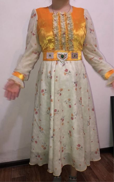 Платье с кажекей