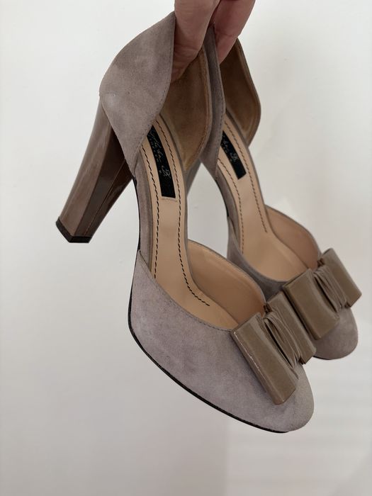 Pantofi Musette piele intoarsa, 38