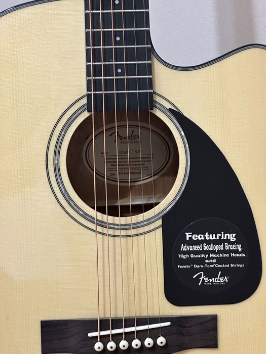 Fender cd-60ce электро акустическая гитара