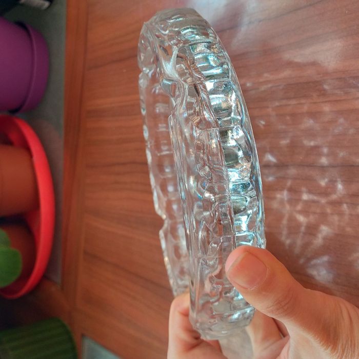 Хрустальная пепельница советская