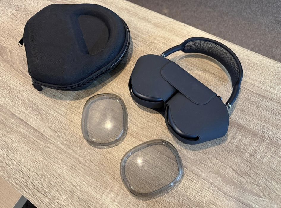 Căști Apple AirPods Max (Space Gray) + Accesorii extra - Impecabile