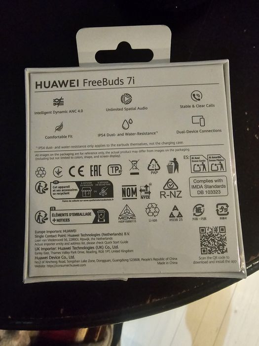 Слишали  Huawei FreeBuds7i
